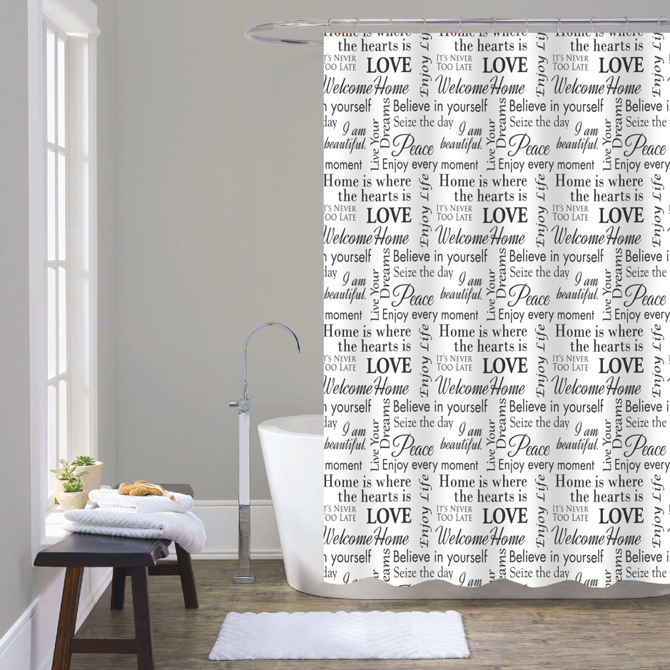polyester printing shower curtains