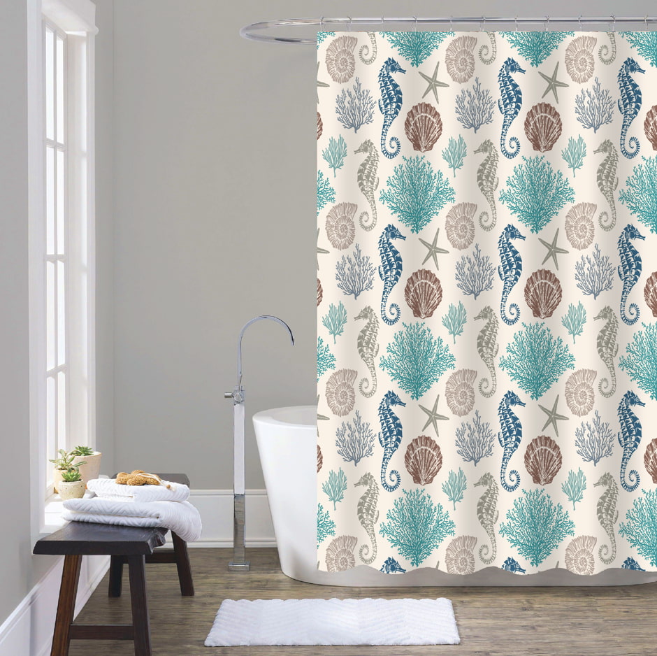 polyester printing shower curtains