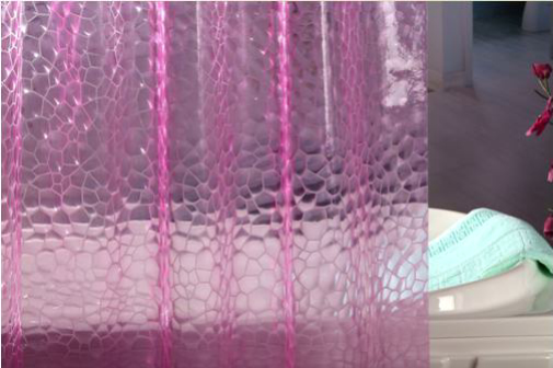 PEVA 3D shower curtain