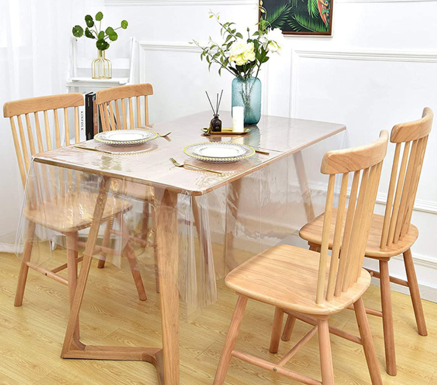 Plastic tablecloth