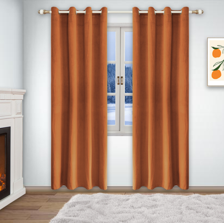 flannelette window curtains