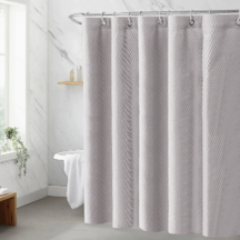 polyester embossing shower curtains