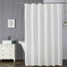 polyester clipping and carving shower curtains