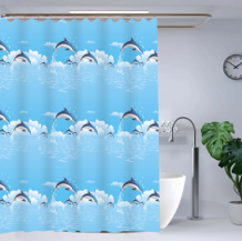 PEVA printing shower curtain